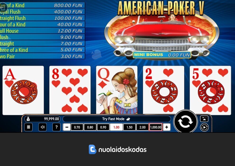 Pokerio Bonusai