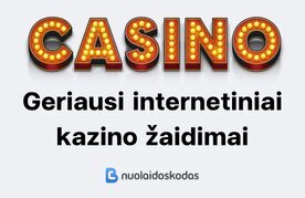 Populiariausi kazino zaidimai internete