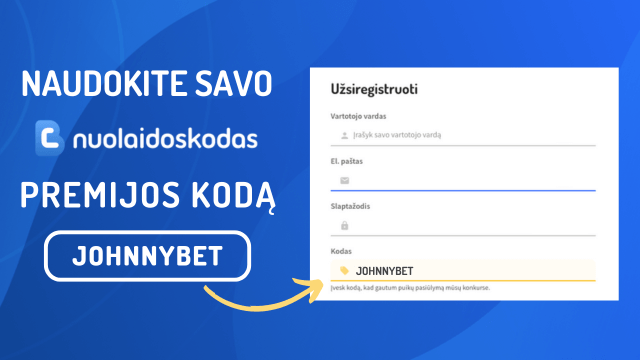 Kaip užsiregistruoti Nuolaidoskodas